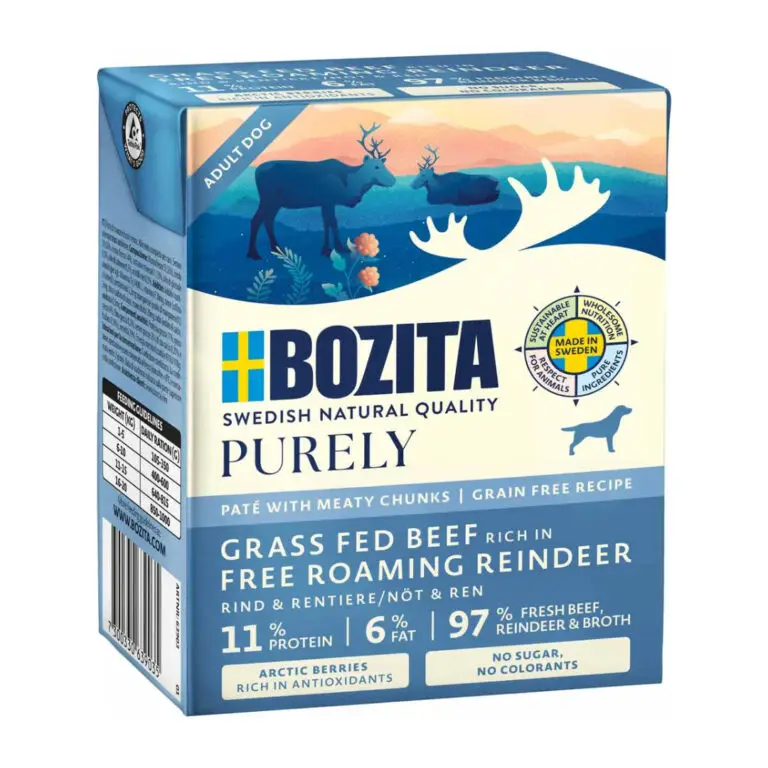Bozita Purely Pate Okse & Rensdyr Vådfoder 370 g