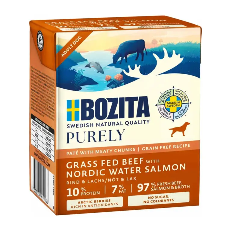 Bozita Purely Pate Okse & Laks Vådfoder 370 g