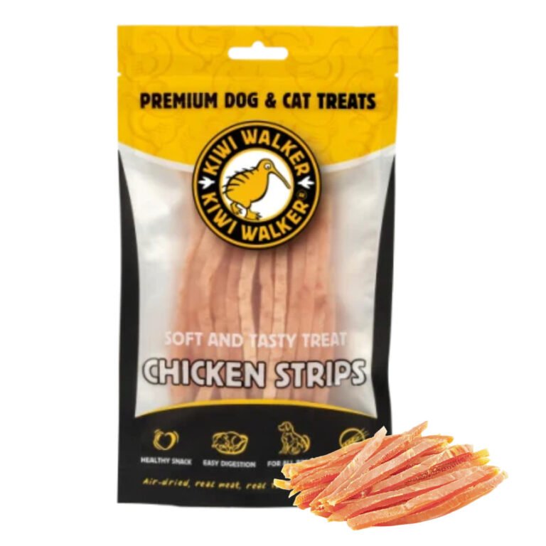 Kiwi Walker Godbidder Soft Chicken Strips 100 g