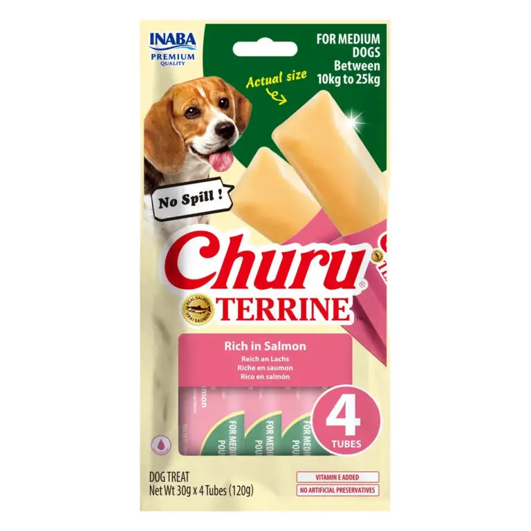 Churu Terrine Medium Med Laks Blød Hundesnack