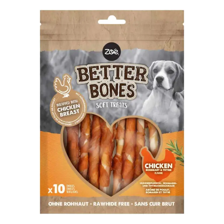 Better Bones Soft Treats Chicken Twists Bløde Tyggepinde