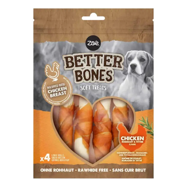 Better Bones Soft Treats Chicken Rolls Bløde Tyggeben