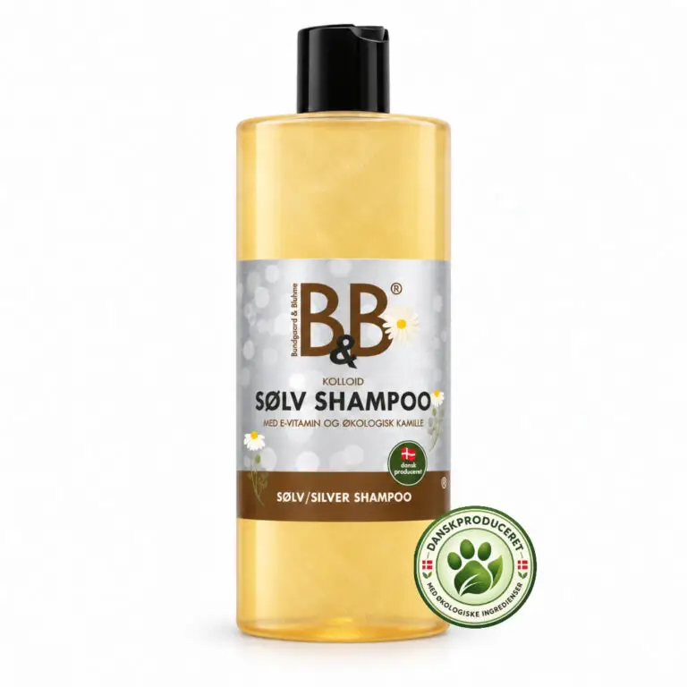B&B Økologisk Kolloid Sølv Shampoo 750 ml