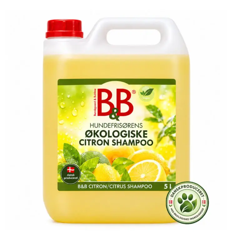 B&B Økologisk Citrus Hundeshampoo 5 Liter